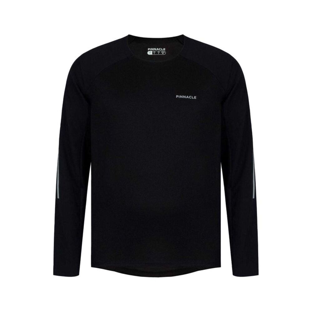 Pinnacle Mens MTB Long-Sleeved Cycling Jersey / Black